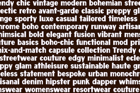 Fashion Avenue Modern Sans Font Font Blush Font Co. 