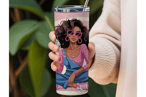 Fashion Diva 20oz Tumbler Wrap Sublimation DesignSVG 