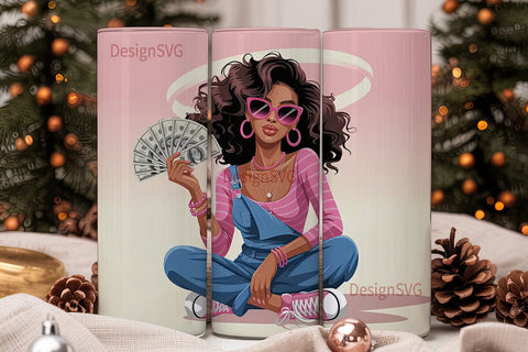 Fashion Diva 20oz Tumbler Wrap Sublimation DesignSVG 