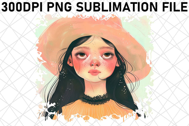 Fashionable Lady PNG Design - Sublimation Sublimation afrosvg 