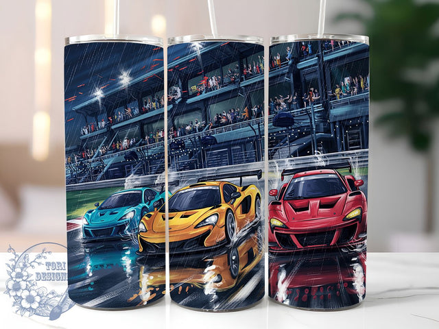 Fast Car Street Racing Tumbler Wrap, Race Car Tumbler Wrap, Fast Car Sublimation Design, 20oz Racing Wrap, Car Lover Tumbler, Motorsport Tumbler Design, Drag Racing Tumbler Sublimation ToriDesigns 