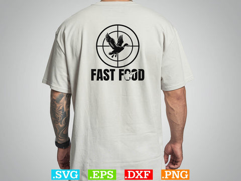 Fast Food Deer Hunting SVG, Duck Hunting SVG, Duck Hunting SVG, Hunting Season SVG SVG Creativeart88 