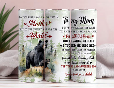 Fastpeace Gifts for Mom From Daughter & Son, Birthday Gifts For Mom, Mothers Day Gifts From Children, Great Mother Gifts, To My Mom Presents for Mama Sublimation PixelChick 