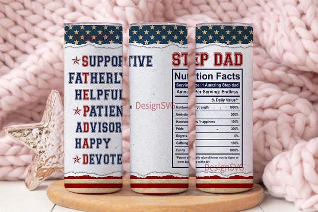 Fastpeace Step Dad Gifts, Father Day Presents for Bonus Dad, Step Dad From Daughter, Son, Funny Birthday Present For Step-Dad, Bonus-Dad, Best Step Dad Sublimation DesignSVG 