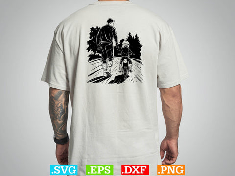 Father And Son Biker SVG Bundle, Motorcross Svg, father son svg SVG Creativeart88 