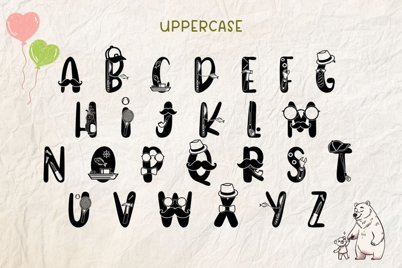 Father - Decorative font - So Fontsy