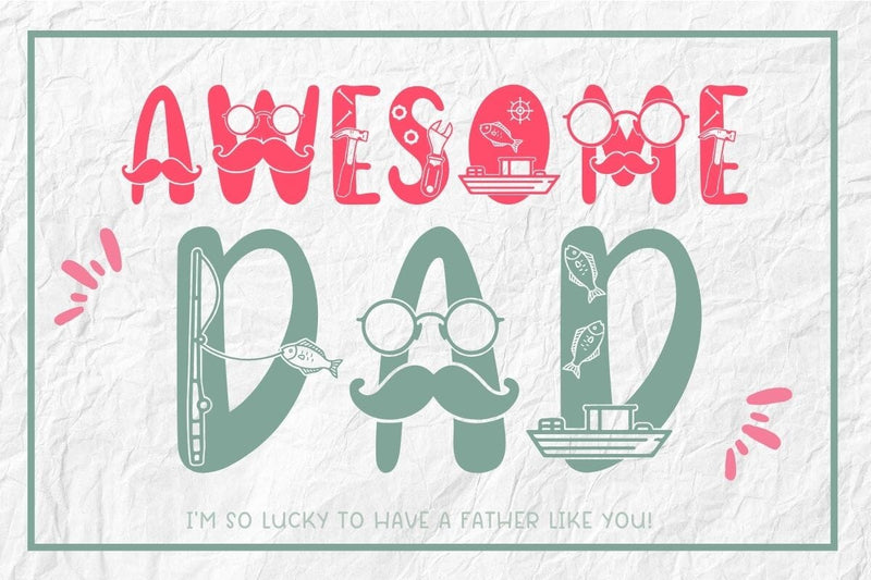 Father - Decorative font - So Fontsy