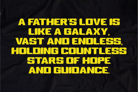 Father Galaxy - Futuristic Display Font Font Masyafi Studio 