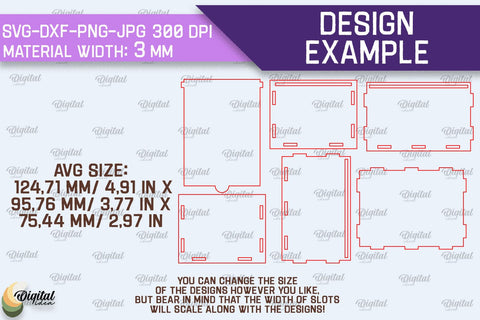Father Gift Laser Cut. Wooden Tie Case SVG. Tie Box Lasercut SVG Evgenyia Guschina 
