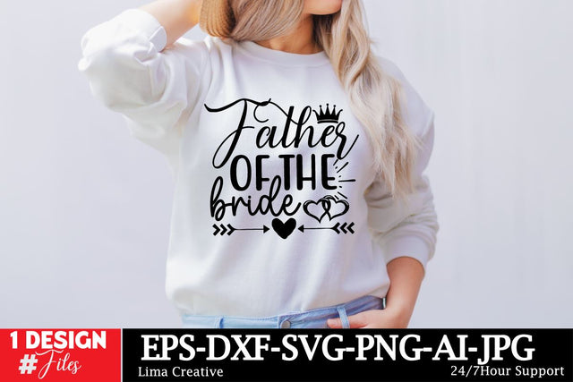 Father Of The Bride SVG Cut File SVG Insomnia Std 