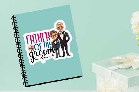Father of the groom Sticker Design Sublimation Regulrcrative 