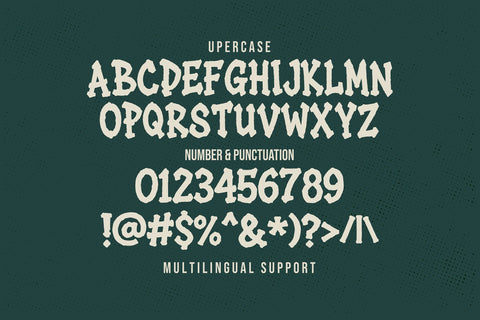 Father Punker | Bold Punk Display Font Font Mozzatype 