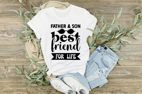 father & son best friend for life SVG Angelina750 