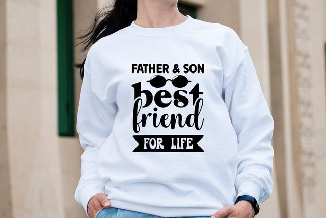 father & son best friend for life SVG Angelina750 