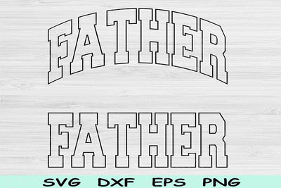 Father Svg Dxf Cut Files, Father Png, Dad Svg Files For Cricut, Daddy Svg, New Father Svg Block Wave Text Shirt Sublimation Digital Designs SVG TiffsCraftyCreations 