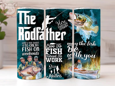 Fathers Day 20oz Tumbler Png, Straight & Tapered Tumbler Png, Funny Fishing Tumbler Png, Digital Download PNG Sublimation Lara' s Designs 