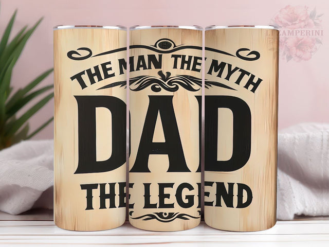 Fathers Day 20oz Tumbler Wrap PNG, Dad The Man The Myth The Legend Tumbler Png, Straight & Tapered Tumbler Wrap, Instant Digital Download Sublimation Li Zamperini 