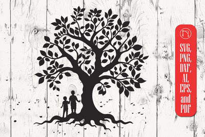 Father's Day Dad Tree SVG cut file SVG MD JOYNAL ABDIN 