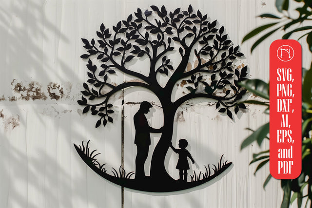 Father’s Day Dad Tree SVG cut file SVG MD JOYNAL ABDIN 
