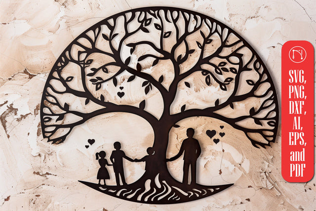 Father's Day Dad Tree SVG cut file SVG MD JOYNAL ABDIN 