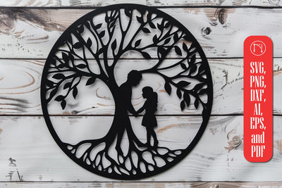 Father’s Day Dad Tree SVG cut file SVG MD JOYNAL ABDIN 