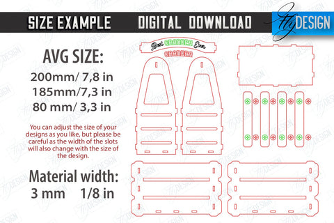 Father’s Day Gift Boxes Bundle | Wooden Gift Boxes | Storage Boxes | Gift Idea | CNC Files SVG Fly Design 