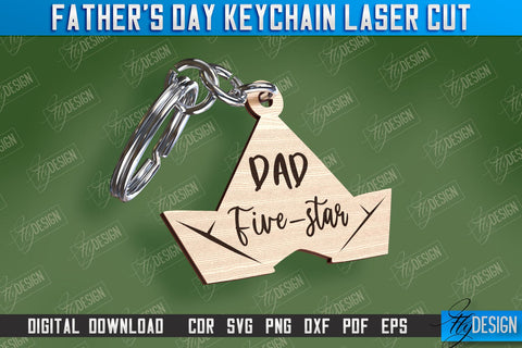 Father’s Day Keychain Bundle | Keychain Inscription | Grandpa Gift | CNC Files SVG Fly Design 