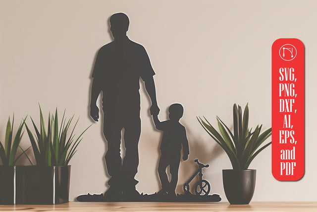 Father's Day laser cut SVG file SVG MD JOYNAL ABDIN 