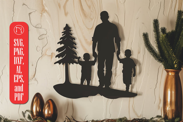 Father's Day laser cut SVG file SVG MD JOYNAL ABDIN 