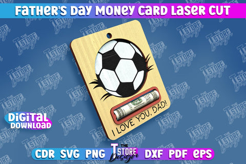 Father’s Day Money Card Bundle | Greeting Cards | Money Card Holder | CNC File SVG The T Store Design 