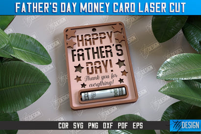 Father’s Day Money Card | Greeting Cards | Money Holder | CNC File SVG Fly Design 