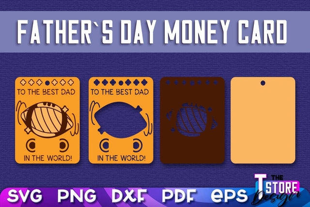 Father’s Day Money Card SVG | Father’s Day SVG Design | Dad SVG Quotes SVG The T Store Design 
