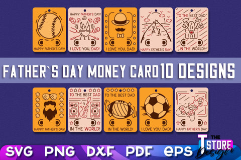 Father’s Day Money Card SVG | Father’s Day SVG Design | Dad SVG Quotes SVG The T Store Design 