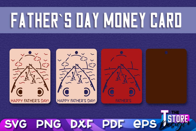 Father’s Day Money Card SVG | Father’s Day SVG Design | Dad SVG Quotes SVG The T Store Design 