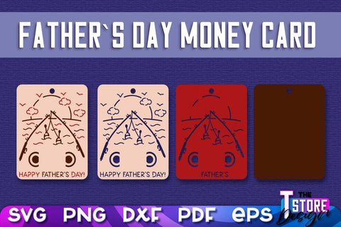 Father’s Day Money Card SVG | Father’s Day SVG Design | Dad SVG Quotes SVG The T Store Design 