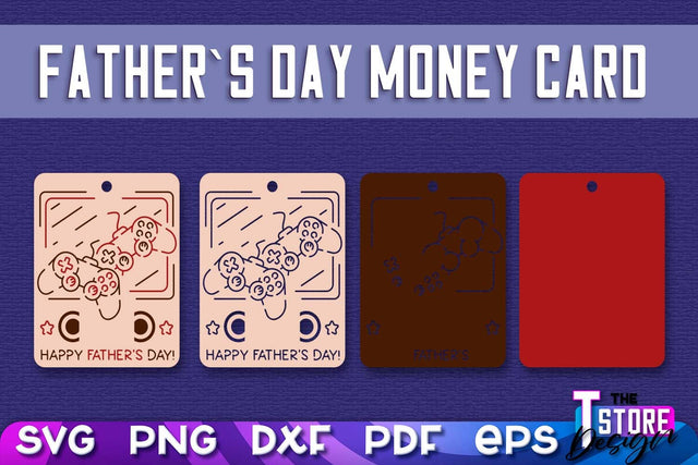 Father’s Day Money Card SVG | Father’s Day SVG Design | Dad SVG Quotes SVG The T Store Design 