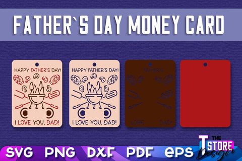 Father’s Day Money Card SVG | Father’s Day SVG Design | Dad SVG Quotes SVG The T Store Design 