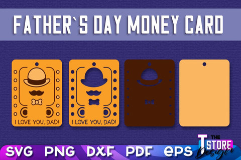 Father’s Day Money Card SVG | Father’s Day SVG Design | Dad SVG Quotes SVG The T Store Design 