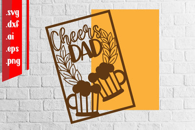 Fathers Day Papercut 2 3D Paper zafrans studio 