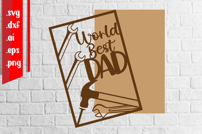 Fathers Day Papercut 3 SVG zafrans studio 