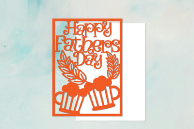 Father's Day Papercut, DIY Father's Day SVG zafrans studio 