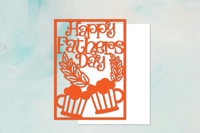 Father's Day Papercut, DIY Father's Day SVG zafrans studio 