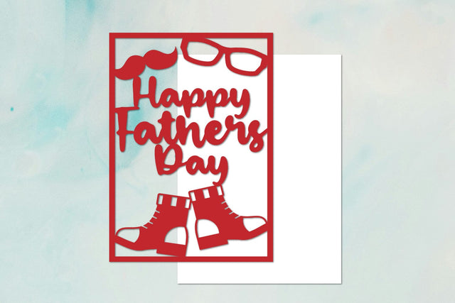 Fathers Day Papercut SVG zafrans studio 