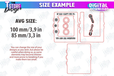 Father’s Day Photo Magnet Bundle | Personalized Photo Magnets | Gift Idea | CNC Files SVG The T Store Design 