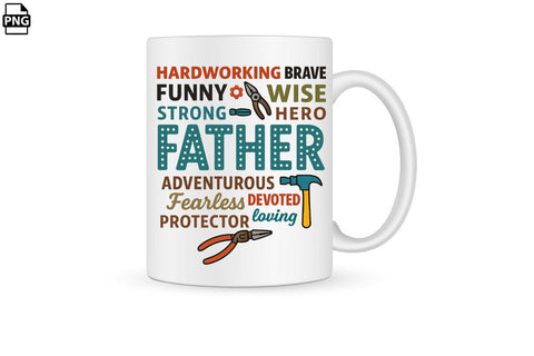 Father's Day PNG Sublimation Design Printable File Sublimation Creativedesigntee 