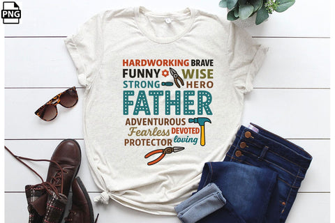 Father's Day PNG Sublimation Design Printable File Sublimation Creativedesigntee 