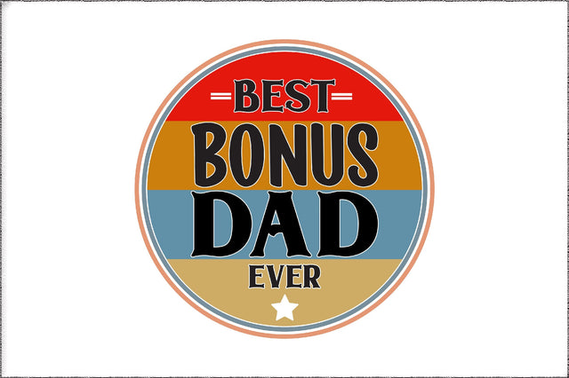 Fathers day sublimation designs download, Best bonus dad ever retro shirt design, bonus dad shirt design, fathers birthday gift step dad png Sublimation Jagonath Roy 