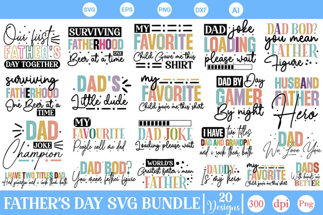 Father's Day SVG Bundle, Father's Day SVG Designs, SVGs,Quotes and Sayings,Food & Drink,On Sale, Print & Cut SVG DesignPlante 503 
