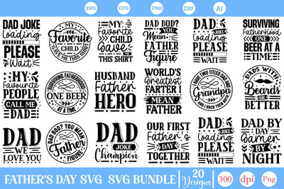 Father's Day SVG Bundle, Father's Day SVG Designs, SVGs,Quotes and Sayings,Food & Drink,On Sale, Print & Cut SVG DesignPlante 503 