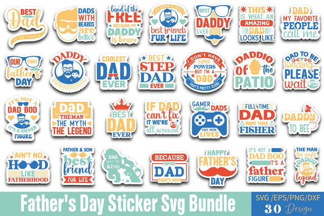 Father's Day Svg Bundle SVG Angelina750 